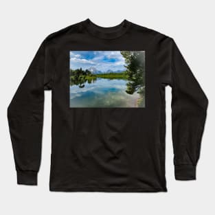 Resting at Oxbow Bend Long Sleeve T-Shirt